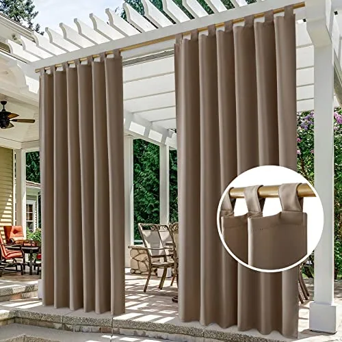 HOMEIDEAS Linen & Plain Curtains